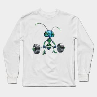 Insect Weightlifter Long Sleeve T-Shirt